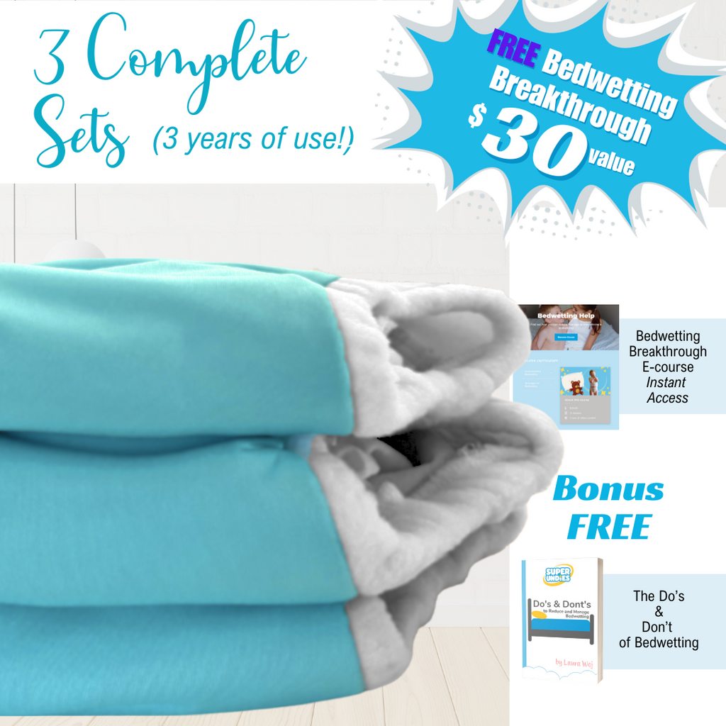 Brain Training Bedwetting Pants 3-Pack