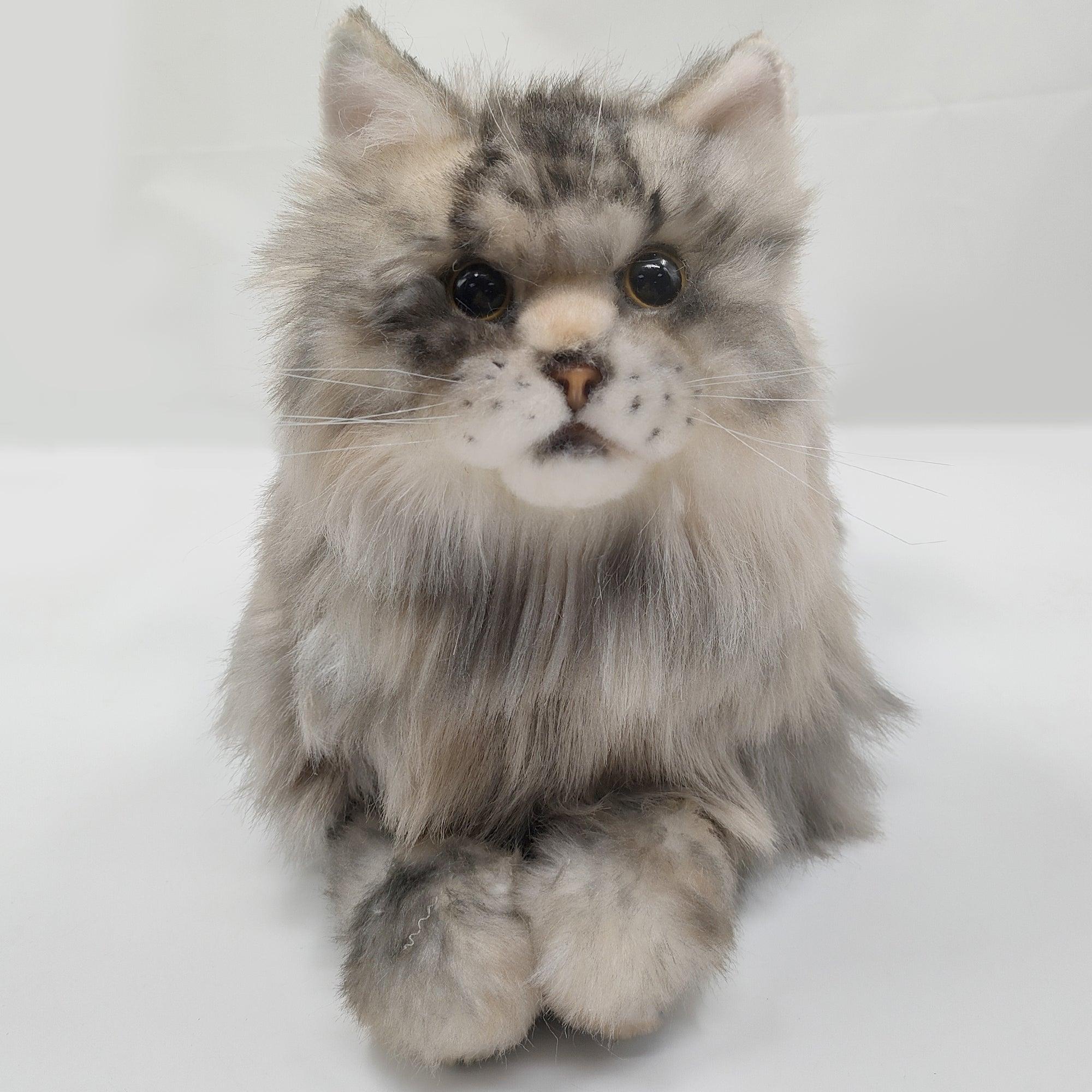 Plush Grey and Black Cat MADE-TO-ORDER