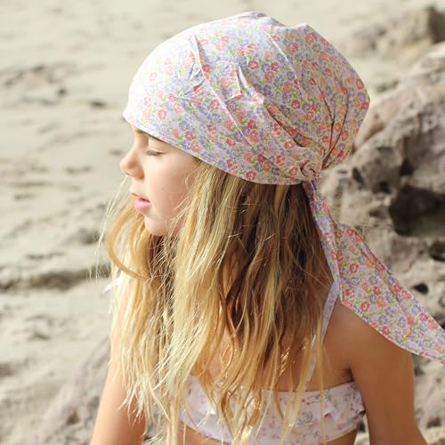 Peppercorn Kids Girls Summer Hair Bandana Pretied Head Scarf - Kids Age 3-8 Y- Polka Dots
