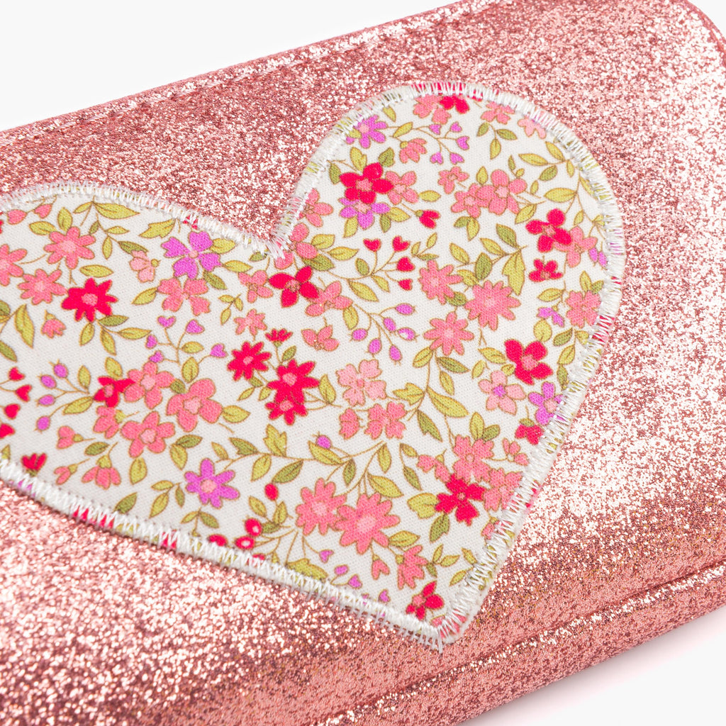 Sparkly Glitter Heart Purse for Little Girls (Ages 3–8, Toddlers) Cute and Stylish Design, Premium Quality