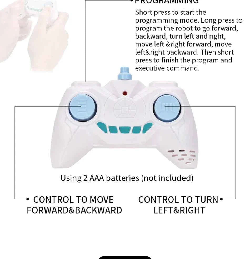 RC Robot 2.4G Radio Remote Control With Sound Watch Gesture Induction Sensor Intelligent Robot Car Model Kid Electronic Toy Gift