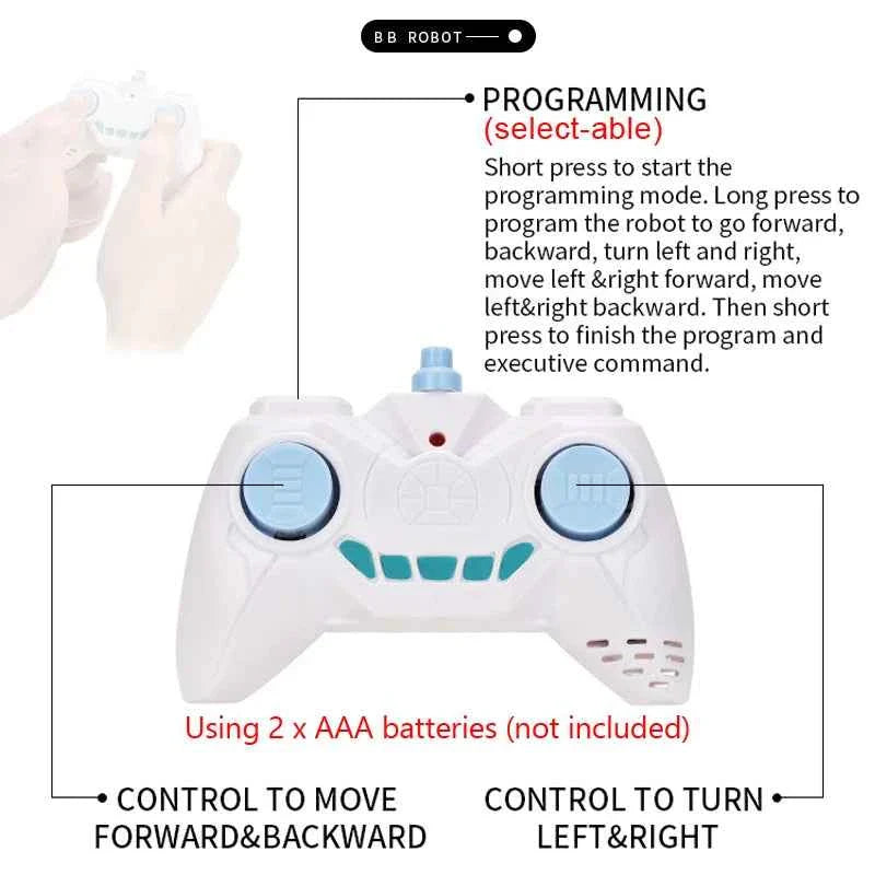 RC Robot 2.4G Radio Remote Control With Sound Watch Gesture Induction Sensor Intelligent Robot Car Model Kid Electronic Toy Gift