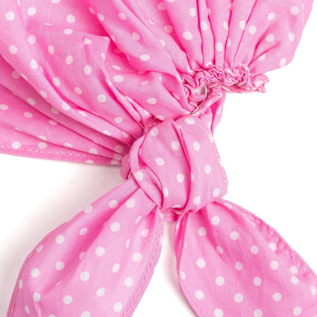 Peppercorn Kids Girls Summer Hair Bandana Pretied Head Scarf - Kids Age 3-8 Y- Polka Dots