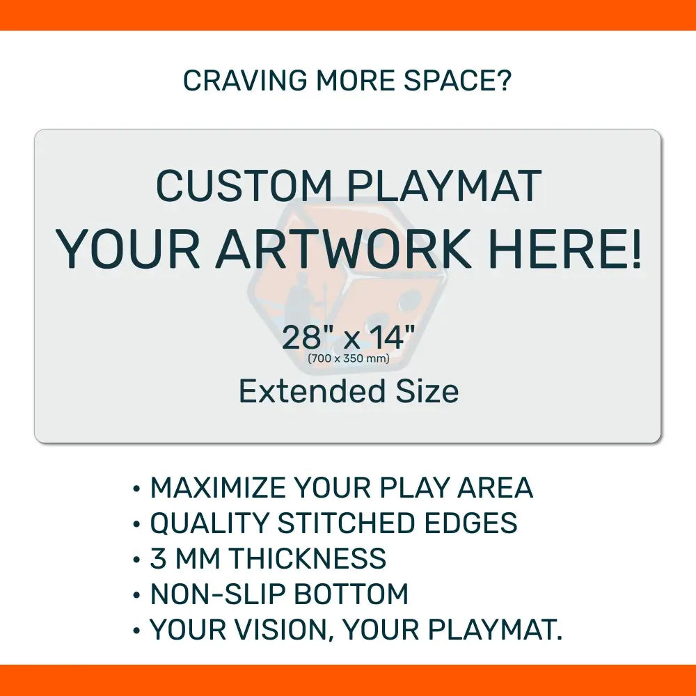 Custom 28" x 14" Playmat