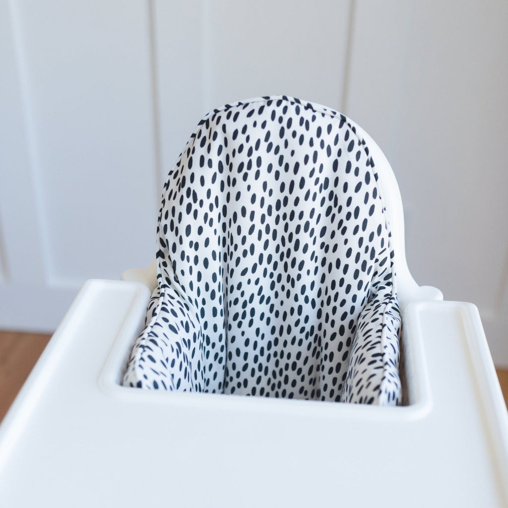 White & Black Dots IKEA Antilop Cushion Cover
